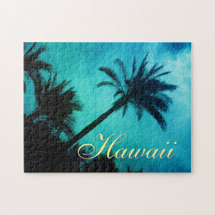 Hawaiian Palm Trees Travel Puzzle