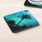 Hawaiian Palm Trees Untersetzer (Linke Seite)