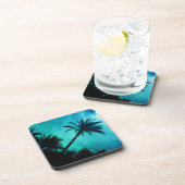 Hawaiian Palm Trees Untersetzer (Rechte Seite)