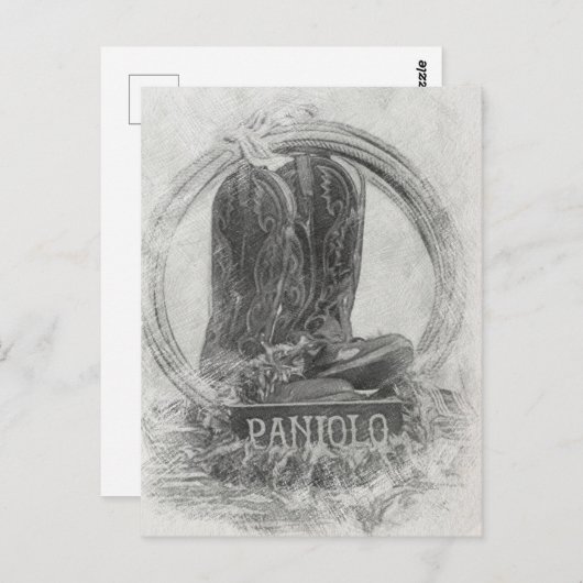 Hawaiian Paniolo Postkarte (Vorne/Hinten)