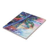 Hawaiian Paradise Coconut Palm Kauai Fliese (Seite)