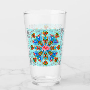 Hawaiian Paradise Flames (blau) Glas