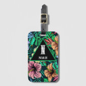 Hawaiian Paradise Gepäckmarke Gepäckanhänger (Vorderseite Vertikal)
