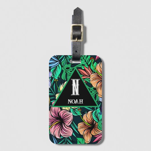 Hawaiian Paradise Gepäckmarke Gepäckanhänger (Vorderseite Vertikal)