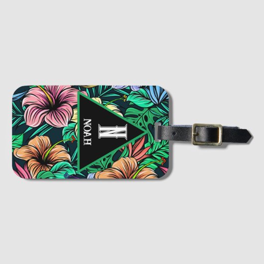 Hawaiian Paradise Gepäckmarke Gepäckanhänger (Vorderseite (Horizontal))