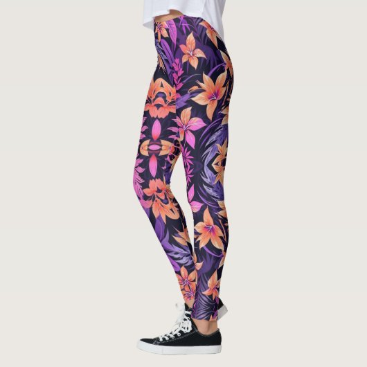 Hawaiian Paradise Pattern Leggings (Links)