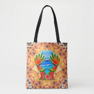 Hawaiian Paradise zweimal Tasche