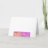 Hawaiian Penguin Holiday Grußkarte Feiertagskarte (Rückseite)