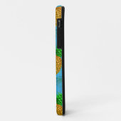 Hawaiian Pineaple Navy Blue Case-Mate iPhone Hülle (Hinten/Links)