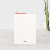 Hawaiian Plumeria Frangipani Happy Birthday Karte (Rückseite)