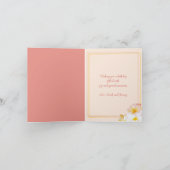 Hawaiian Plumeria Frangipani Happy Birthday Karte (Innenseite)