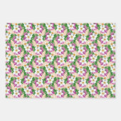 Hawaiian Plumeria Gift Wrap Geschenkpapier Set (Vorderseite 3)