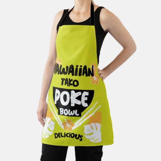 Hawaiian Poke Bowl Tako Poke Schürze (InSitu)