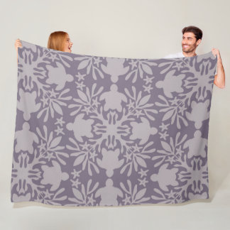 Hawaiian Quilt Honu ( sea turtle ) Fleecedecke
