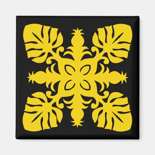 HAWAIIAN QUILT-Magnet - Ananas Magnet (Vorne)