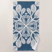 Hawaiian Quilt Naupaka in Beige Strandtuch (Vorderseite)