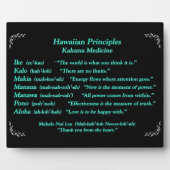 Hawaiian quotes Plaque Fotoplatte (Vorderseite)