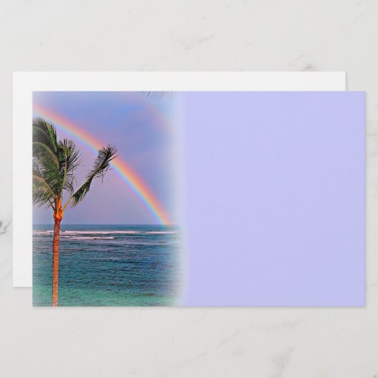Hawaiian Rainbow Briefpapier (Vorne/Hinten)