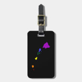 Hawaiian Rainbow Gepäckanhänger (Vorderseite vertikal)