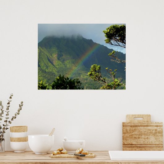 Hawaiian Rainbow Poster (Küche)