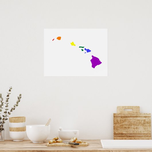 Hawaiian Rainbow Poster (Küche)