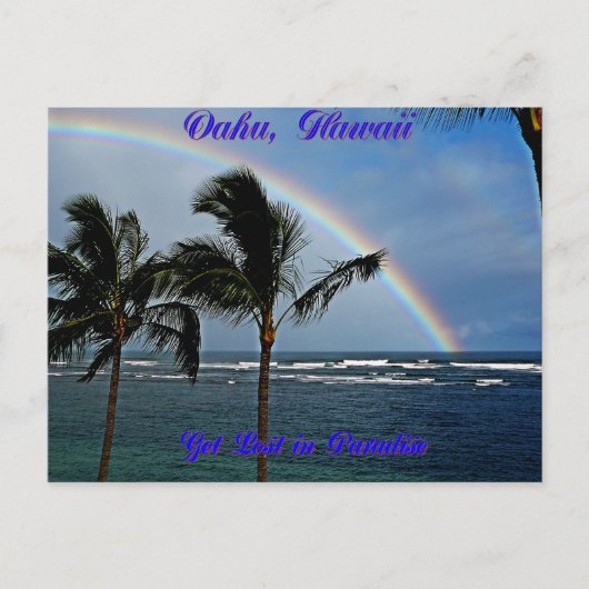 Hawaiian Rainbow Postkarte (Vorderseite)