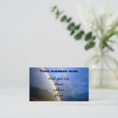 Hawaiian raindows Business Card Visitenkarte (Stehend Vorderseite)