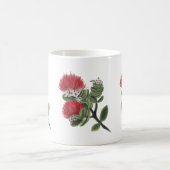 Hawaiian Red Lehua Tropical Flower Watercolor Kaffeetasse (Mittel)