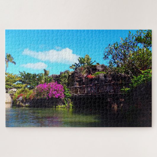 Hawaiian Resort Puzzle (Horizontal)