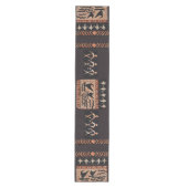 Hawaiian Sailing Canoe Tapa Mittelgroßer Tischläufer (Vorderseite)