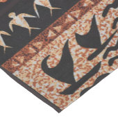 Hawaiian Sailing Canoe Tapa Mittelgroßer Tischläufer (Ecke)