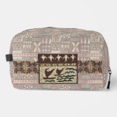 Hawaiian Sailing Canoe Tapa Travel Bag Waschbeutel (Vorderseite)