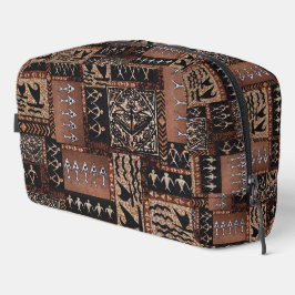 Hawaiian Sailing Canoe Tapa Travel Bag Waschbeutel