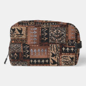 Hawaiian Sailing Canoe Tapa Travel Bag Waschbeutel (Rückseite)