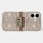 Hawaiian Sailing Canoy und Tapa Phone Case (Rückseite (Horizontal))