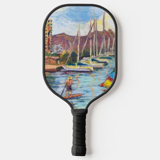 Hawaiian Sailing Pickleball Paddle (Rückseite)