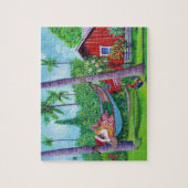 Hawaiian Santa Claus Jigsaw Puzzle (Vertikal)