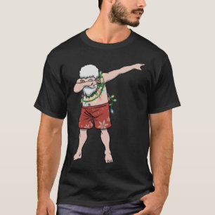 hawaiian santa dab dance Mele Kalikimaka christa T-Shirt