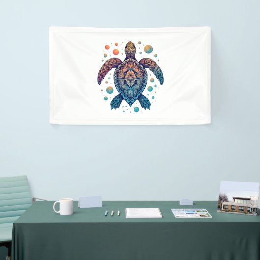 Hawaiian Sea Turtle Krawatte-Dye Hawaii Urlaub Str Banner (Messeveranstaltung)