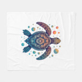 Hawaiian Sea Turtle Krawatte-Dye Hawaii Urlaub Str Fleecedecke (Vorderseite (Horizontal))