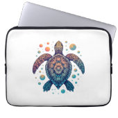 Hawaiian Sea Turtle Krawatte-Dye Hawaii Urlaub Str Laptopschutzhülle (Vorderseite)