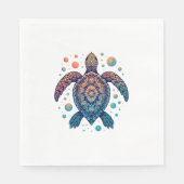 Hawaiian Sea Turtle Krawatte-Dye Hawaii Urlaub Str Serviette (Vorderseite)
