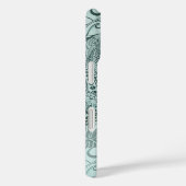 Hawaiian Seafoam Tapa and Plumeria Phone Case (Rückseite / Rechts)