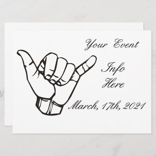 Hawaiian Shaka Brah Wave Thunder_Cove (Vorne/Hinten)