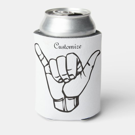 Hawaiian Shaka Brah Wave Thunder_Cove Dosenkühler (Kanne Rückseite)