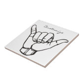 Hawaiian Shaka Brah Wave Thunder_Cove Fliese (Seite)