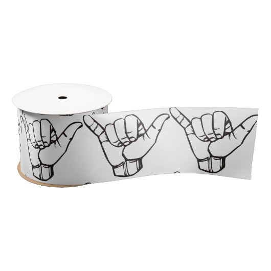 Hawaiian Shaka Brah Wave Thunder_Cove Satinband (Spule)