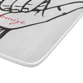 Hawaiian Shaka Brah Wave Thunder_Cove Schneidebrett (Ecke)