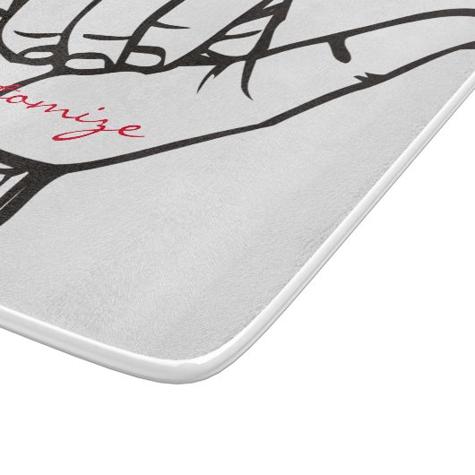 Hawaiian Shaka Brah Wave Thunder_Cove Schneidebrett (Ecke)