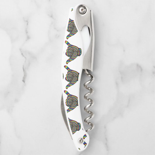 Hawaiian Shaka Psychedelic Thunder_Cove Kellnermesser (Rückseite)